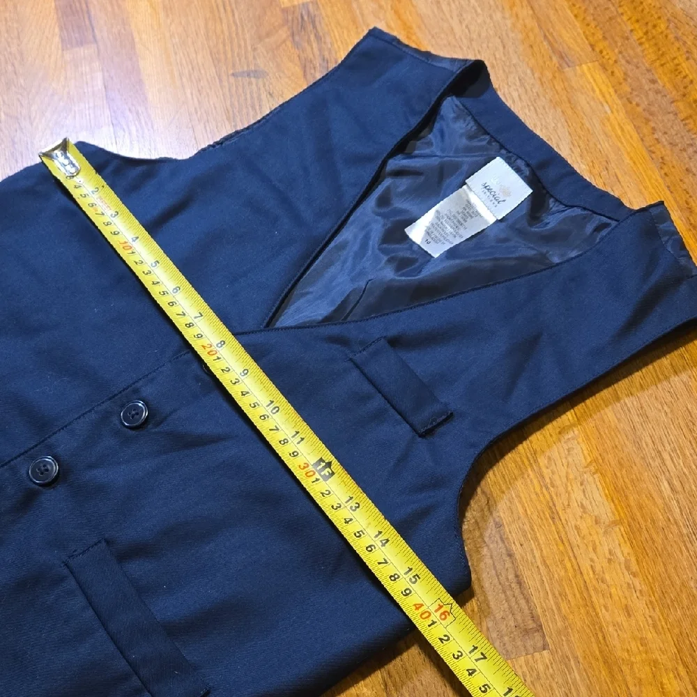 Special Editions Boys‎ 10 Classic Navy 4 Button V-Neck Wedding Party Piano Vest